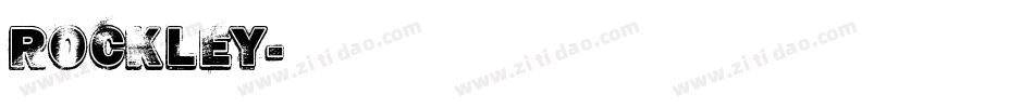Rockley字体转换