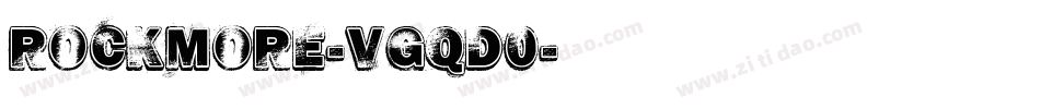 Rockmore-VGqd0字体转换