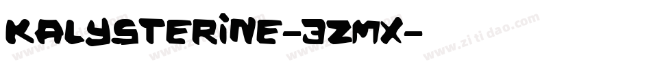 Kalysterine-3ZmX字体转换