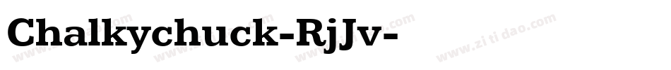 Chalkychuck-RjJv字体转换