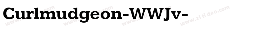 Curlmudgeon-WWJv字体转换
