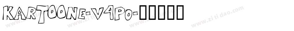 Kartoone-V4P0字体转换
