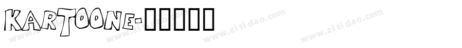 Kartoone字体转换
