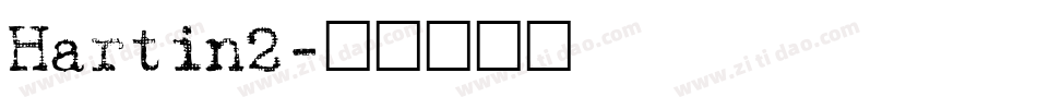 Hartin2字体转换