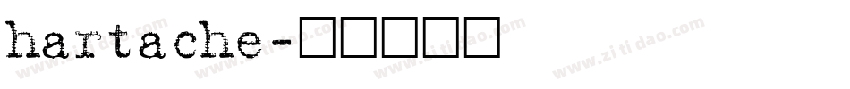 hartache字体转换