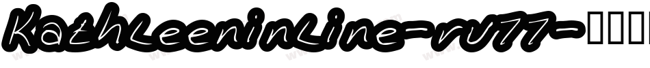Kathleeninline-rv77字体转换