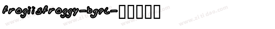 FrogiisFroggy-BG9l字体转换