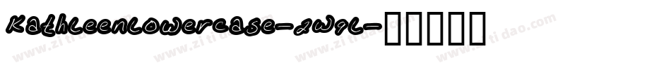 Kathleenlowercase-2W9l字体转换