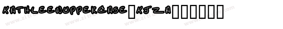Kathleenuppercase-KJzA字体转换