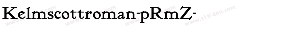 Kelmscottroman-pRmZ字体转换
