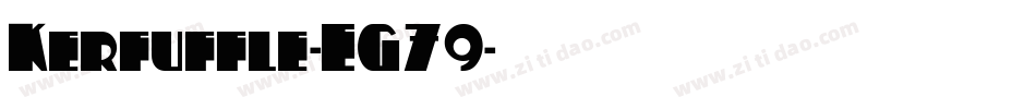 Kerfuffle-EG79字体转换