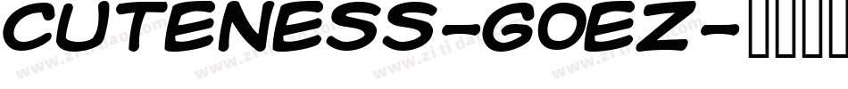 Cuteness-G0EZ字体转换