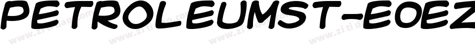 PetroleumSt-E0Ez字体转换