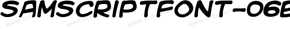 Samscriptfont-06Ez字体转换