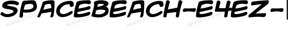 Spacebeach-E4Ez字体转换