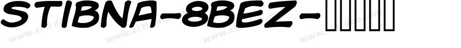Stibna-8BEz字体转换