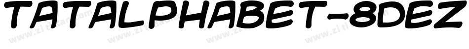Tatalphabet-8DEz字体转换