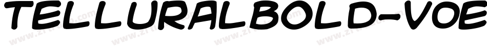TelluralBold-V0ez字体转换