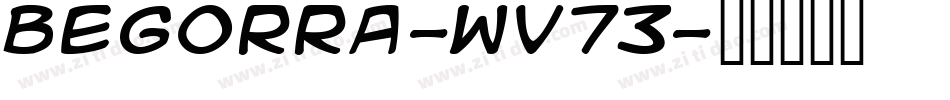 Begorra-wV73字体转换