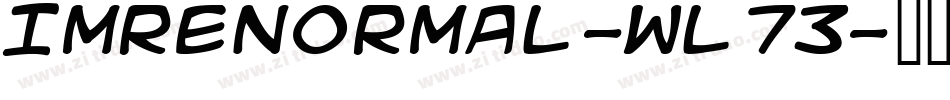 ImreNormal-wl73字体转换