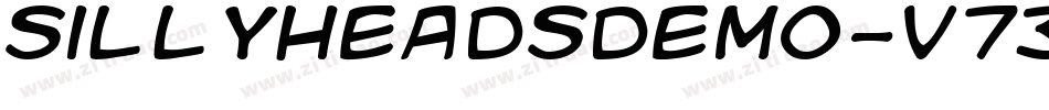 Sillyheadsdemo-v73L字体转换