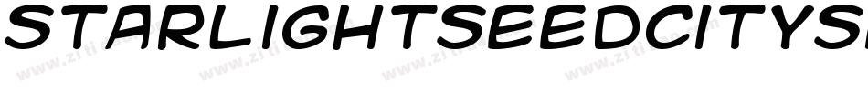 StarlightseedCitysightseeing-K73y字体转换
