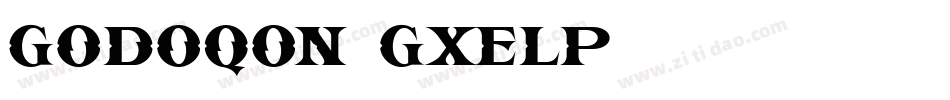 Godoqon-gxElp字体转换