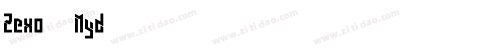 Zexo-0Myd字体转换