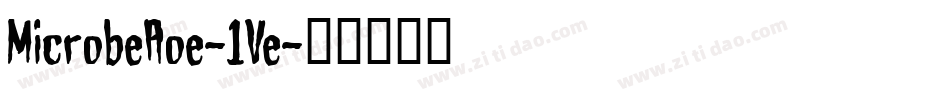 MicrobeAoe-1Ve字体转换