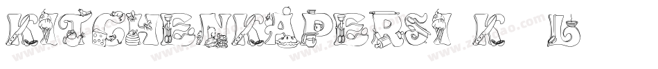 KitchenKapersI-K12l字体转换