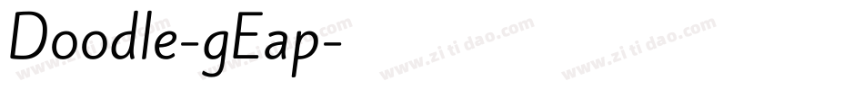 Doodle-gEap字体转换