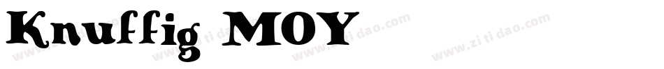 Knuffig-MOY字体转换