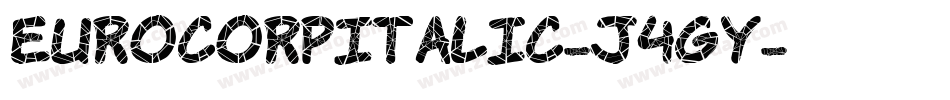 EurocorpItalic-j4Gy字体转换