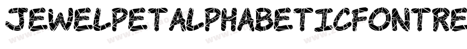 JewelpetAlphabeticFontRegular-35Gy字体转换