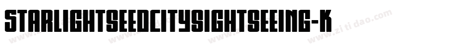 StarlightseedCitysightseeing-K73y字体转换