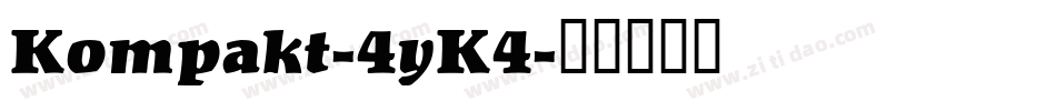 Kompakt-4yK4字体转换