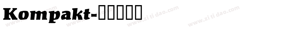 Kompakt字体转换