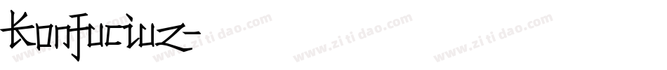 Konfuciuz字体转换