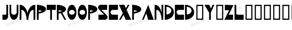 JumptroopsExpanded-Y7zL字体转换