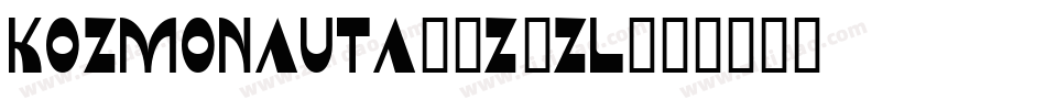 Kozmonauta2-z7ZL字体转换