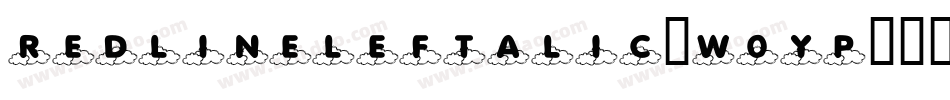 RedlineLeftalic-w0YP字体转换