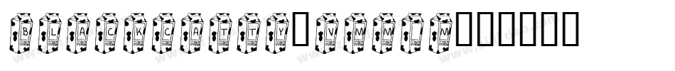 Blackcatty-vmm3M字体转换 Blackcatty-vmm3M字体转换