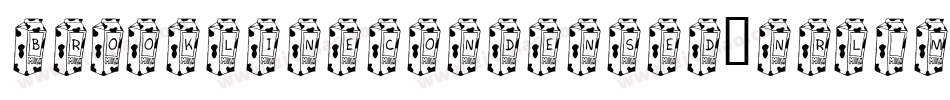 BrooklineCondensed-nRL3M字体转换