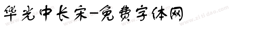 华光中长宋字体转换