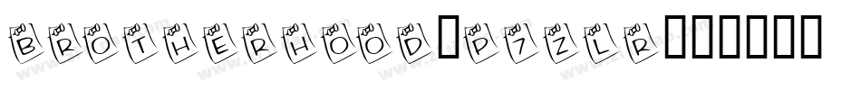 Brotherhood-p7ZlR字体转换