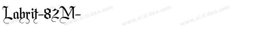 Labrit-82M字体转换