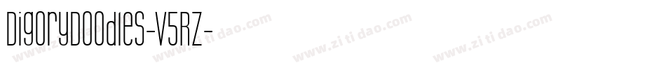 DigoryDoodles-V5Rz字体转换