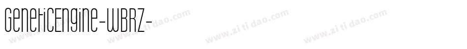 GeneticEngine-wBRz字体转换 GeneticEngine-wBRz字体转换