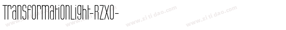 TransformationLight-RzXo字体转换