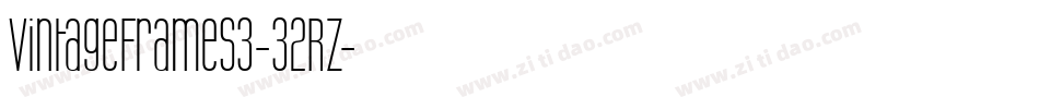 VintageFrames3-32RZ字体转换
